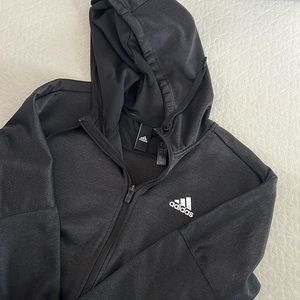 Adidas black zip up jacket